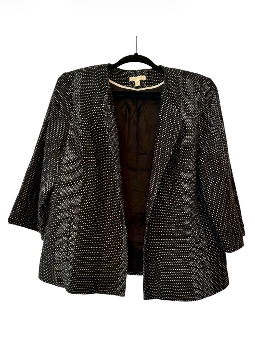 Eileen Fisher jacket women's medium Karume Dash open front organic career blazer